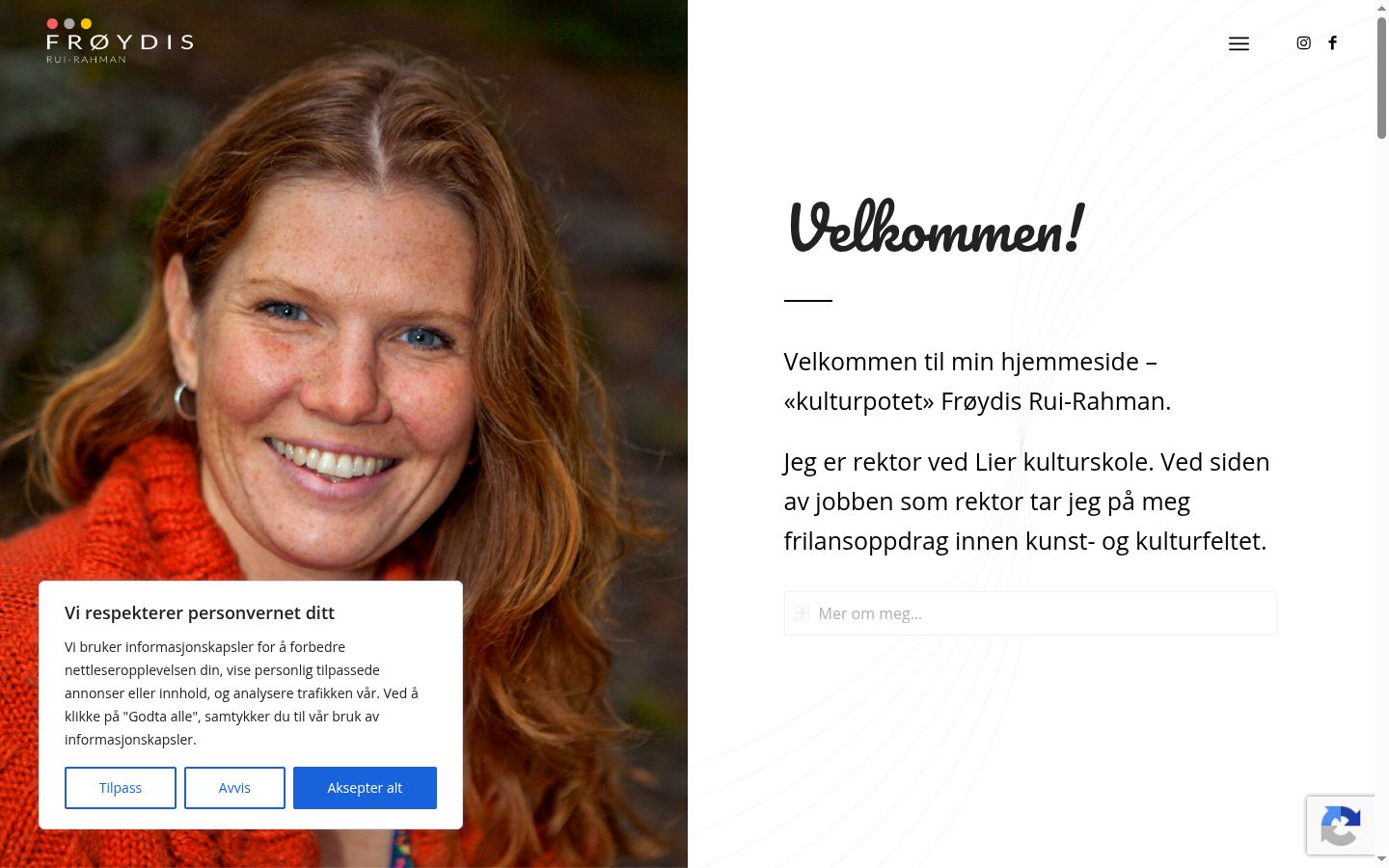 Screenshot van de toestemmingsbanner zoals getoond vóór enige interactie