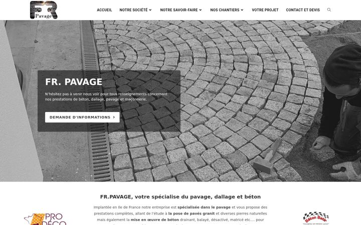 Screenshot of frpavage.fr