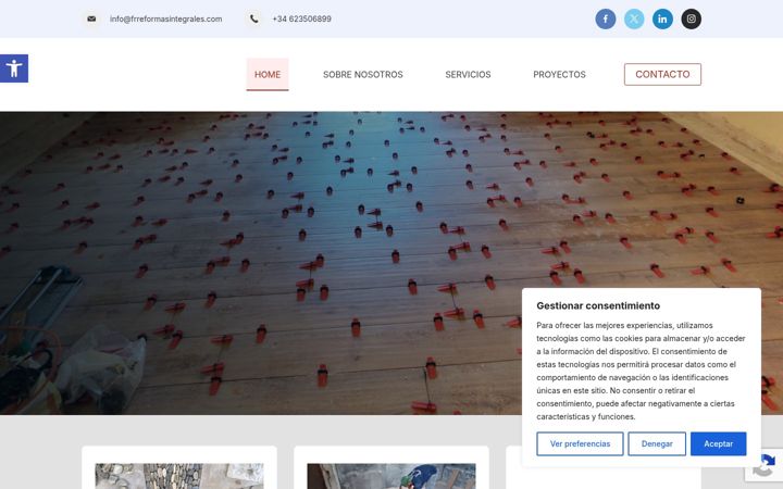 Screenshot of frreformasintegrales.com
