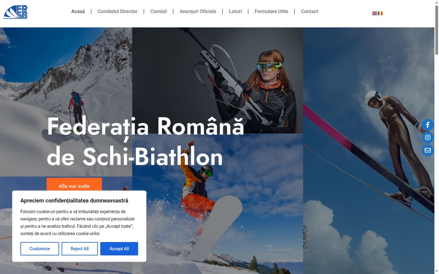Sutikimo reklamjuostės, rodytos prieš bet kokią sąveiką, ekrano kopija