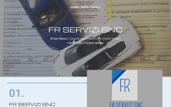 Screenshot of frservizisnc.it