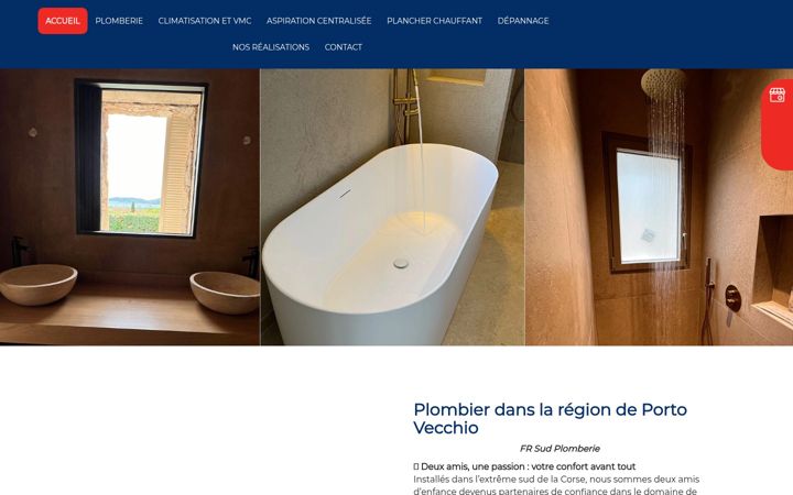 Screenshot of frsudplomberie.fr