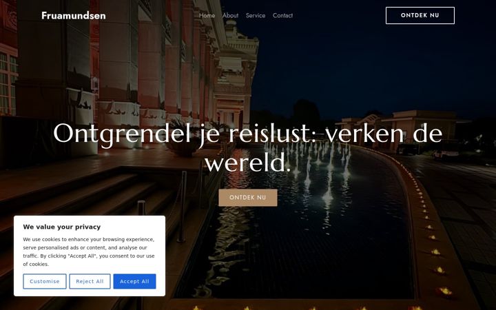 Screenshot of fruamundsen.nl