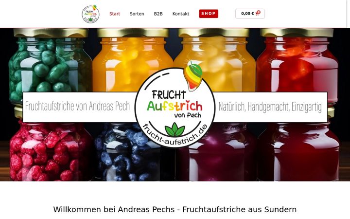 Screenshot of frucht-aufstrich.de