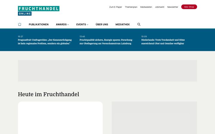 Screenshot di fruchthandel.de