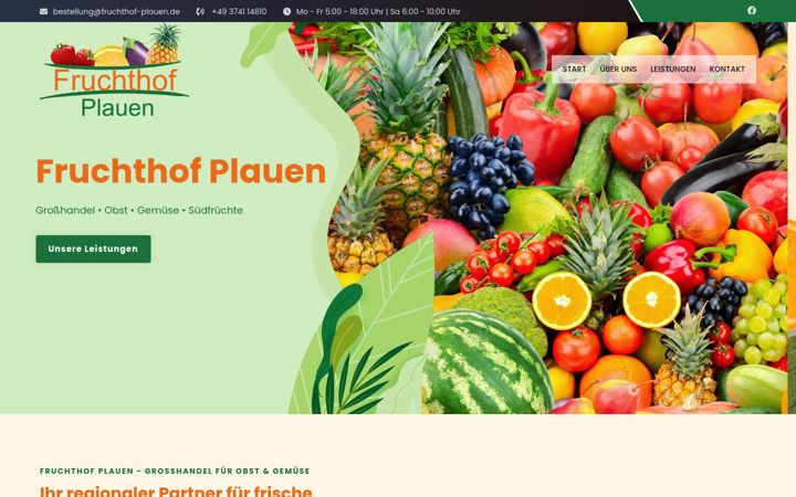 Screenshot of fruchthof-plauen.de