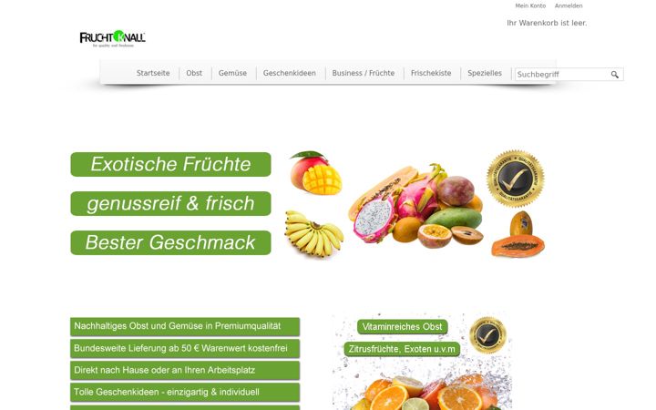 Screenshot of fruchtknall.de