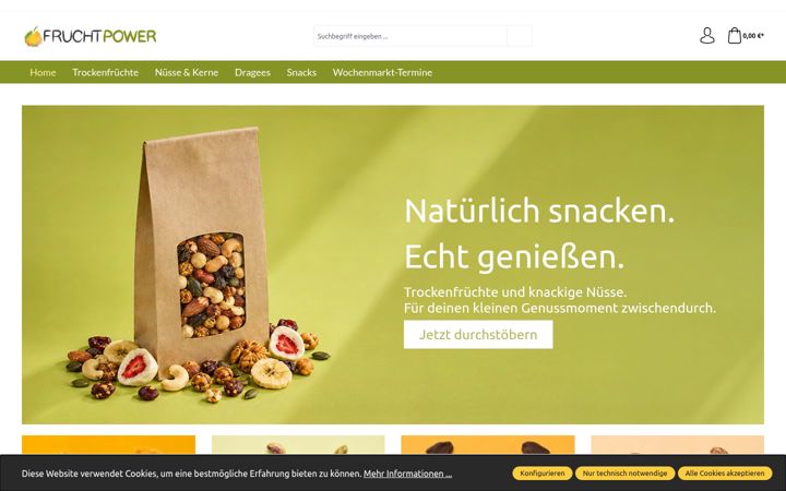 Screenshot of fruchtpower.de