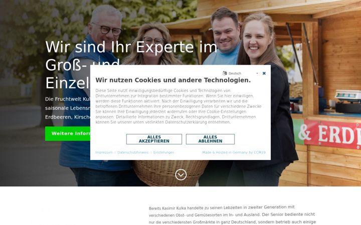 Zrzut ekranu fruchtwelt-kulka.de