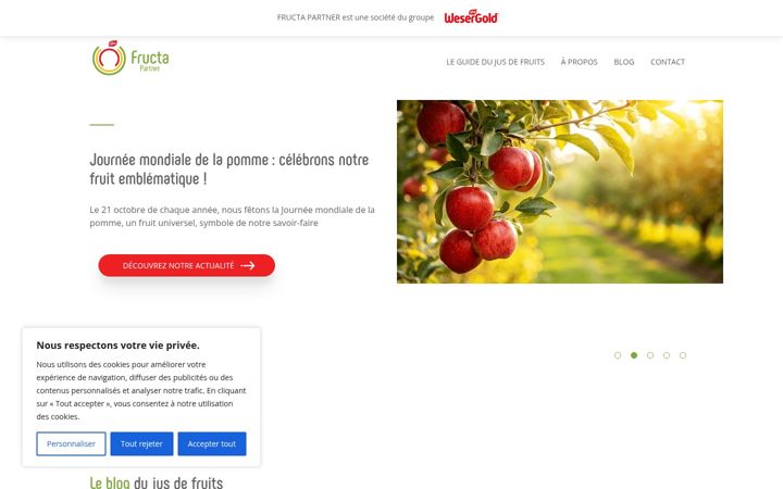 Screenshot of fructapartner.com