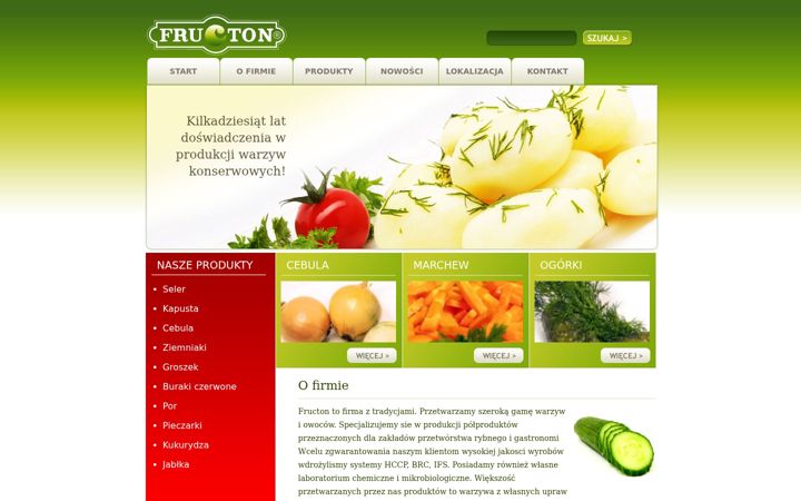 Screenshot of fructon.pl