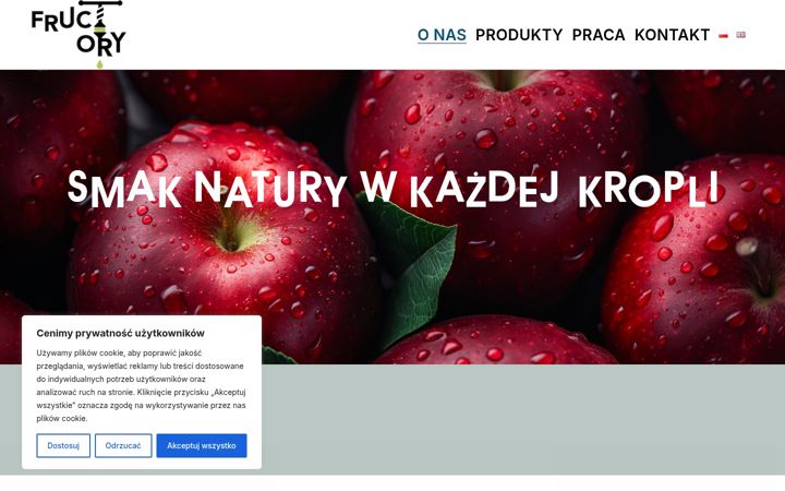 Screenshot of fructory.com