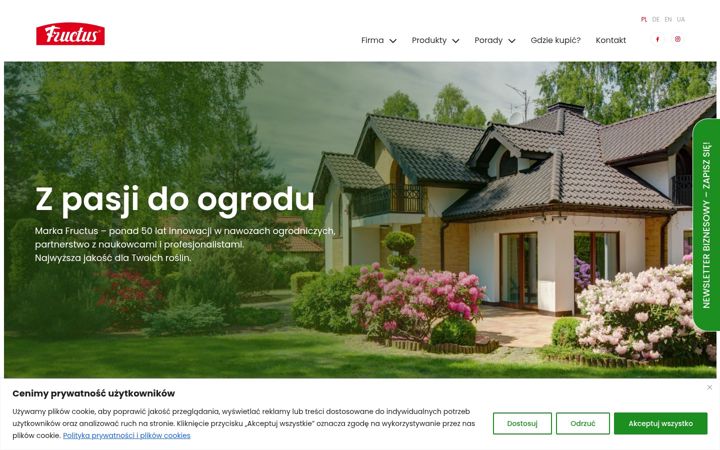 Screenshot of fructus.pl
