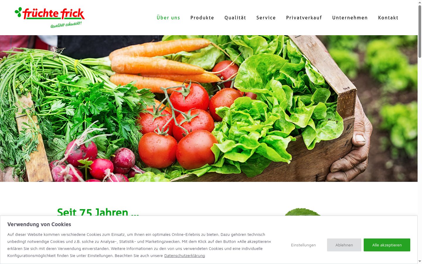 Screenshot tal-banner tal-kunsens muri qabel kwalunkwe interazzjoni