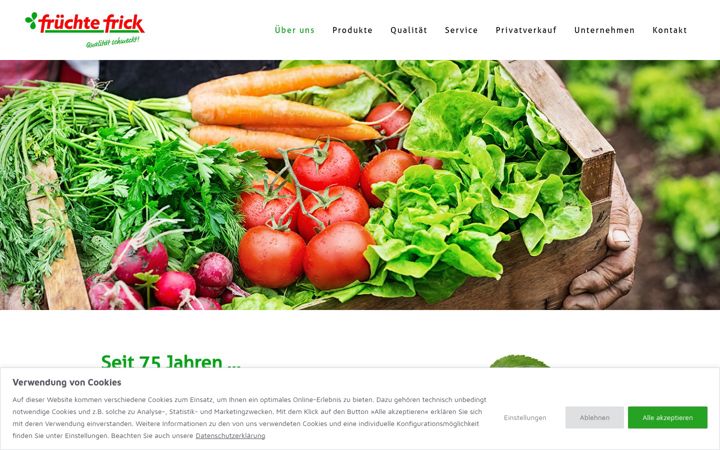 Screenshot ta' fruechte-frick.de