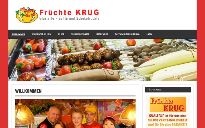 Screenshot of fruechte-krug.de