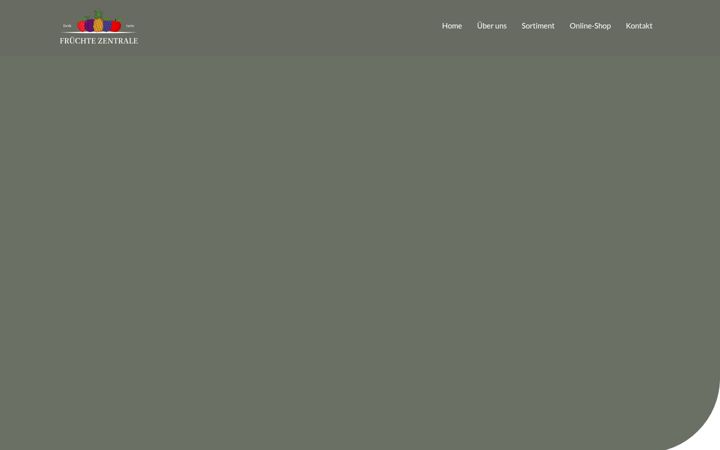 Screenshot of fruechte-zentrale.de