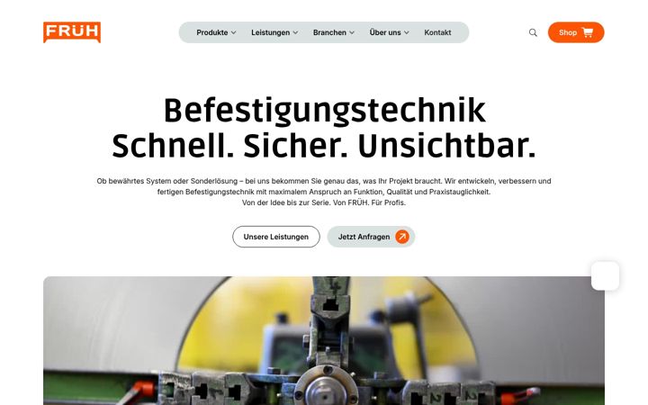 Screenshot of frueh-schnellbautechnik.de