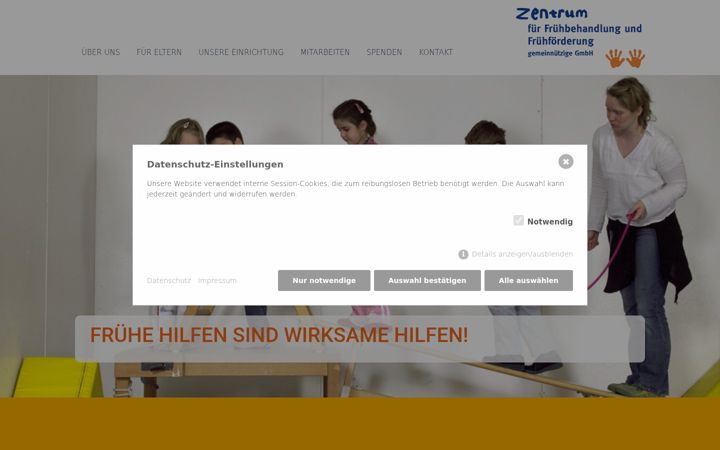 Screenshot of fruehbehandlung.de