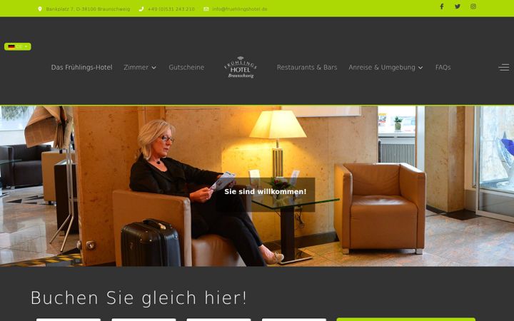 Screenshot of fruehlingshotel.net