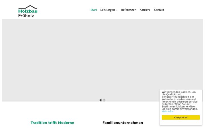 Screenshot of frueholz.de