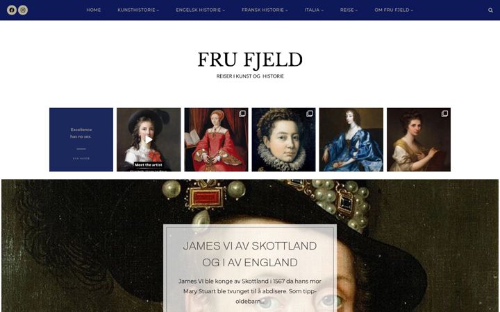 Screenshot of frufjeld.com