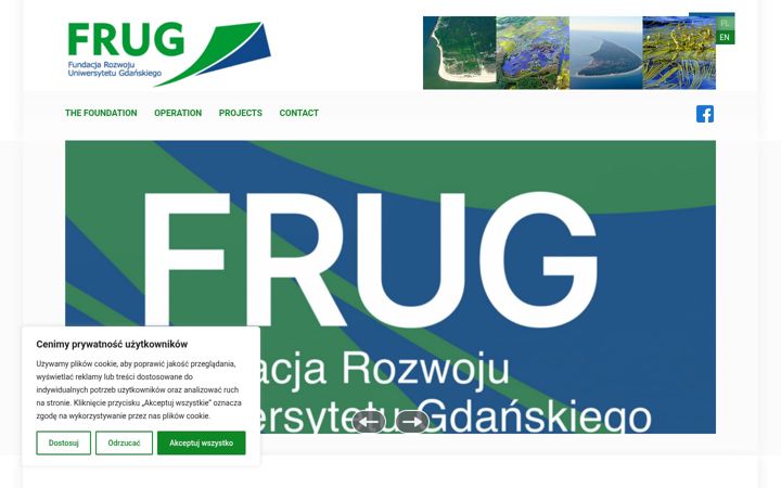 Screenshot of frug.ug.edu.pl