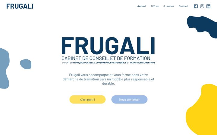 Screenshot of frugali.fr