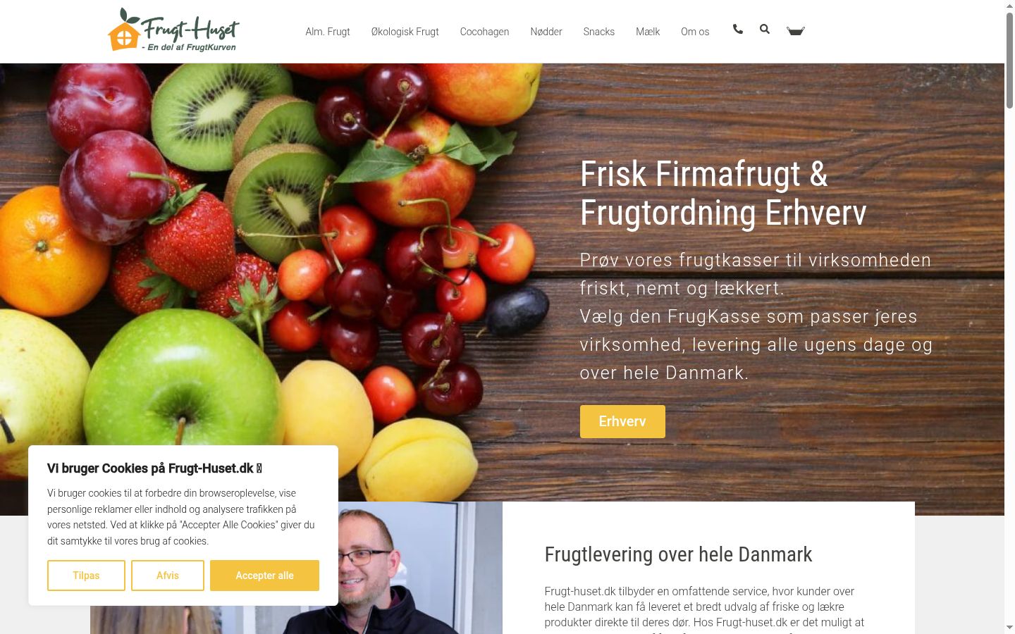 Screenshot tal-banner tal-kunsens muri qabel kwalunkwe interazzjoni