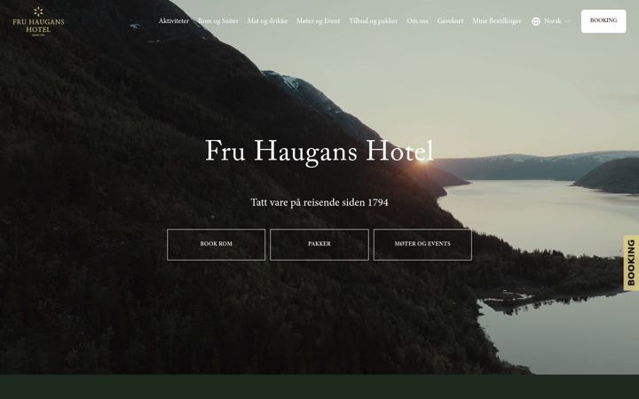 Screenshot of fruhaugans.no