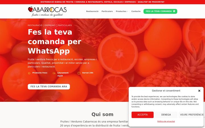 Screenshot of fruitescabarrocas.com