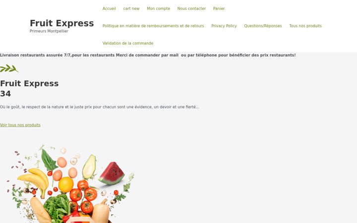 Screenshot of fruitexpress34.fr