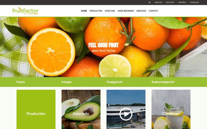Screenshot of fruitfactor.nl