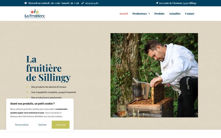 Screenshot of fruitiere-sillingy.com