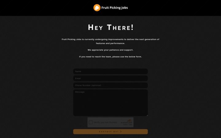 Screenshot of fruitpickingjobs.com.au