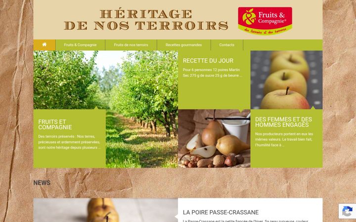 Screenshot of fruits-de-terroirs.fr