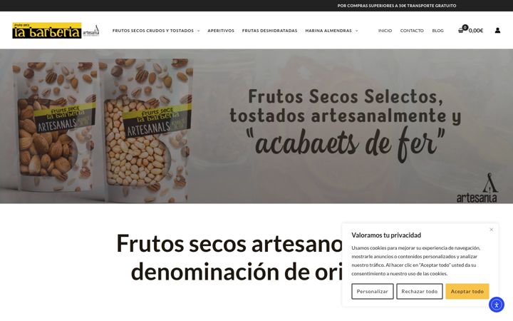 Skärmbild av fruitsec.es