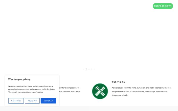 Screenshot of fruitsvalleyfoundation.org