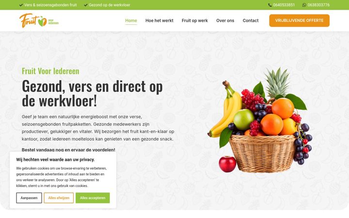 Screenshot of fruitvooriedereen.nl