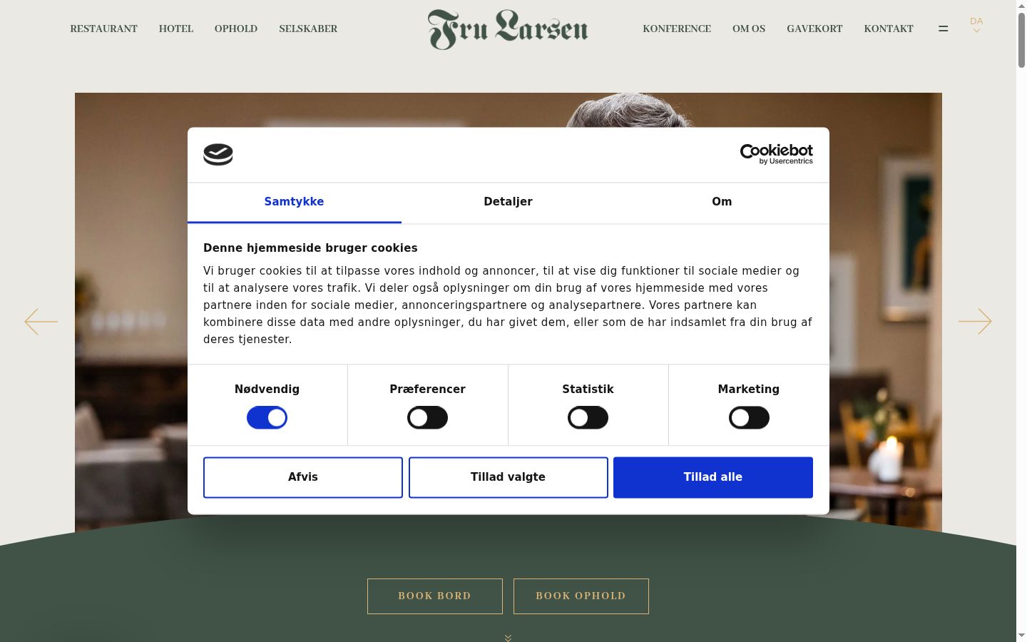 Ekraanipilt nõusolekubännerist, mida näidati enne mis tahes suhtlust