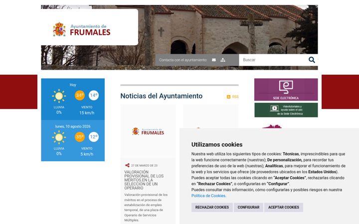 Screenshot di frumales.es
