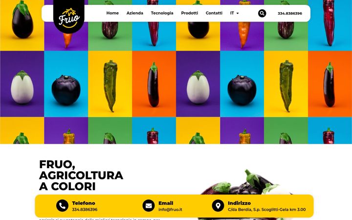 Screenshot of fruo.it
