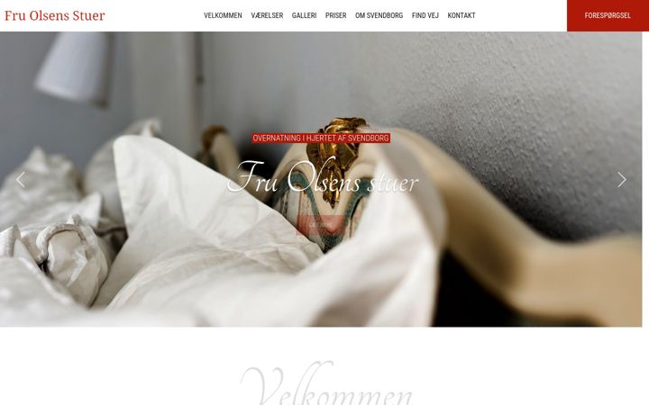 Screenshot of fruolsensstuer.dk
