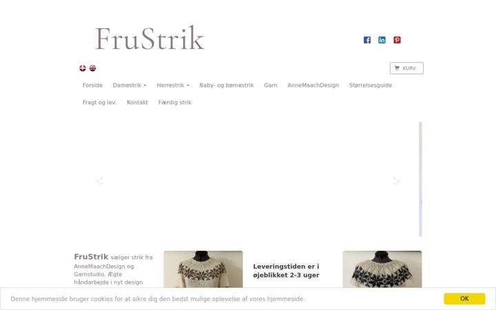 Screenshot of frustrik.dk