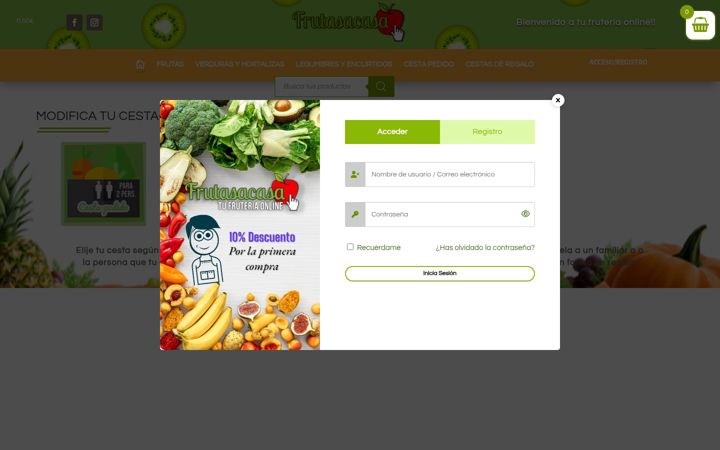 Screenshot di frutasacasa.es