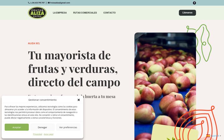 Screenshot of frutasaliza.es
