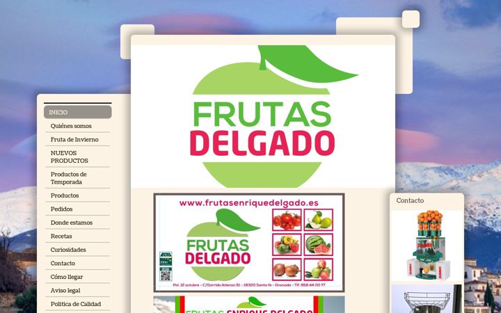 Screenshot of frutasenriquedelgado.es