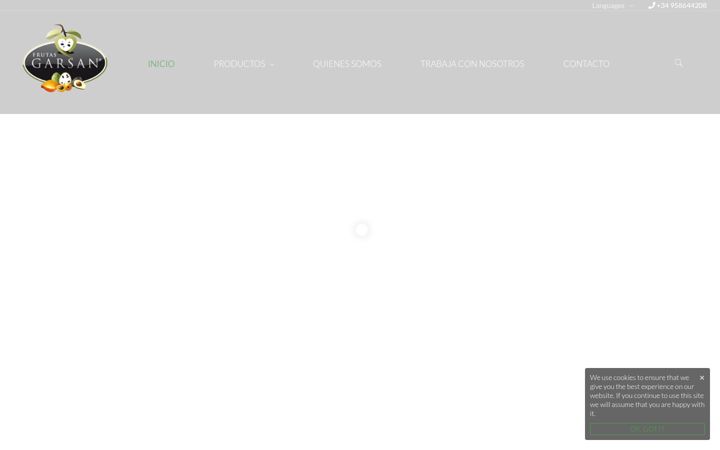 Screenshot of frutasgarsan.com