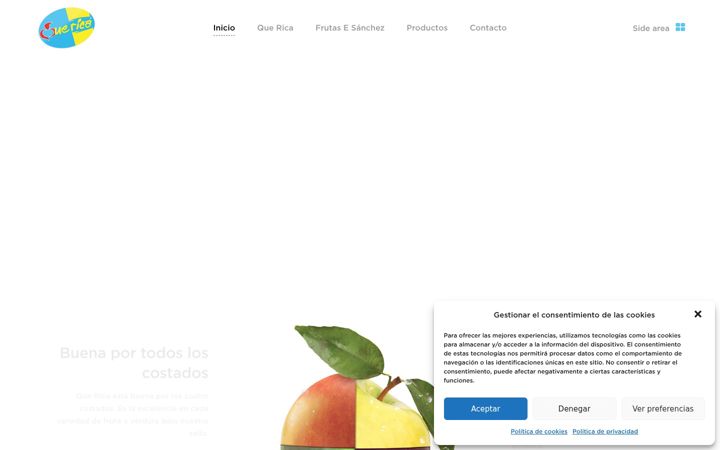 Screenshot of frutasquerica.com