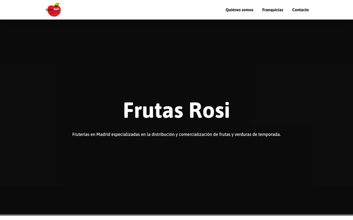 Skärmbild av frutasrosi.es